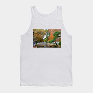 Autumn Trees Bourton on the Water Cotswolds Gloucestershire Tank Top